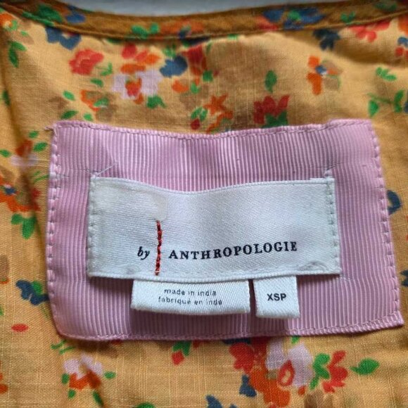 XSP By Anthropologie Tiered & True floral maxi prairie dress XS Petite 2 - Picture 7 of 12